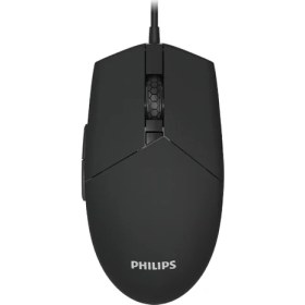 Resim Philips SPK9304 USB Kablolu 6400DPI 6 Tuşlu RGB Aydınlatmalı Optik Mouse Siyah (Philips Türkiye Garantili) 