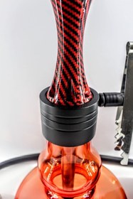 Resim GökkuşağıTicaret Carbon Epoksi Kaplama Nargile Takımı Çelik Çantalı (1 Kg Td Kömür Rulo Folyo ) 