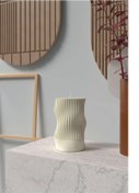 Resim Genel Markalar Dekoratif Desenli Styliş Mum Kalıbı Silikon Kalıp 
