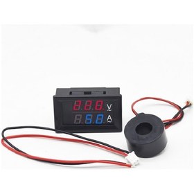 Resim Dijital Trafolu Volt-Ampermetre 50-500V 0-100Amper 