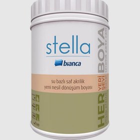Resim Bianca Antik Beyaz 1 Litre Stella Su Bazlı Saf Akrilik Boya (611G_1020_1.00) 