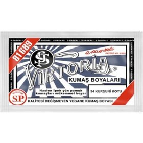 Resim Viktoria Kurşuni Koyu Kumaş Boyası 
