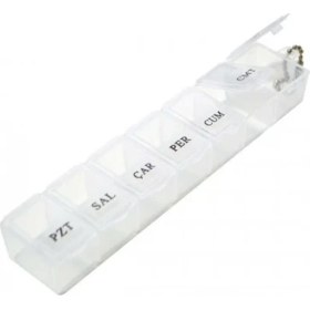 Resim YYB Kapaklı Ilaç Saklama Kutusu Haftalık Ilaç Kutusu 