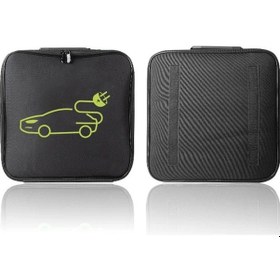 Resim Dashanshop Su Geçirmez Oto Şarj Çantası Kare - Dayanıklı Polyester Kabloluk 