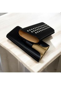 Resim Cohiba Behike Deri Puro Kılıfı 3lü Siyah/byz 64ring 