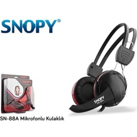 Resim Snopy Sn-88A Mıkrofonlu Kulaklık 