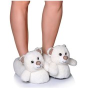 Resim Twigy Aa0648 Tw Bear Kadın Hayvanlı Panduf Beyaz 36-41 Beyaz 