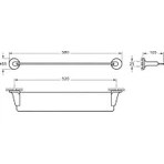 Resim Assess Store A44940 Etajer, Krom 