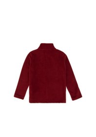 Resim U.S. Polo Assn. Kız Çocuk Bordo Fermuarlı Polar Sweatshirt 50317875-VR014 