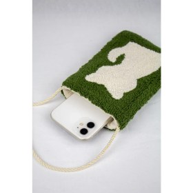 Resim Pulur.co Haki Kedili Punch Telefon Çantası 