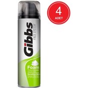 Resim Gibbs Sensitive Tıraş Köpüğü 4 x 200 ML 