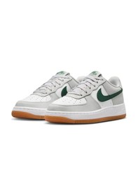 Resim Nike Air Force 1 Af1 Gs Leather Unisex Sneaker Green Swoosh Hakiki Deri Günlük Spor Ayakkabı Beyaz Açık Yeşil Yeşil 