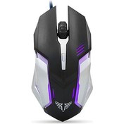 Resim Everest SM-G72 USB Işıklandırmalı Gümüş - Siyah Oyuncu Mouse 