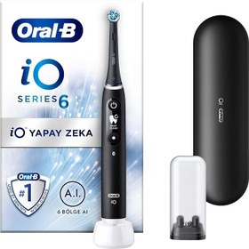 Resim Oral-B iO - 6 Şarjlı Diş Fırçası, Siyah 
