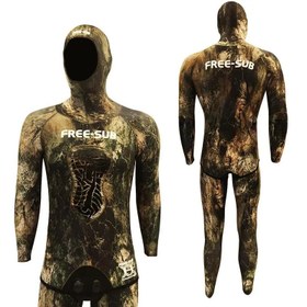 Resim Free-Sub 3mm Saros Yamamoto Avcı Serbest Dalış Elbisesi - 2XL 