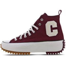Resim Converse A05971C Run Star Hike Platform Hi Erkek Bordo Boğazlı Sneaker Günlük Spor Ayakkabı 