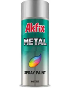 Resim Akfix Mat Bronz Efekt Gümüş Sprey Boya 400 Ml 