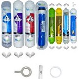 Resim Pemax Water Solutions Kapalı Kasa Su Arıtma Uygun STD 8'li ReVerse Osmosis Mebran Alkali-Mineral-Detox-Tatlandırıcı 