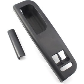 Resim Siyah-araba Ön Sol Kapı Kolu Kapak Paneli Braketi Cam Anahtarı Kontrol Paneli 