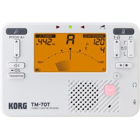 Resim BRF ElivoraSell Korg TM70 kombine metronom ve kromatik akort cihazı, beyaz 1203179 