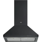 Resim Beko Adp 61420 S Siyah Davlumbaz Yerli Üretim 3 Kademe Manuel Kontrol ile Güçlü Hava Temizleme 