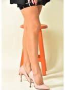 Resim Fox Shoes Pudra Süet Kadın İnce Topuklu Stiletto L253971502 