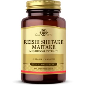 Resim SOLGAR Reishi Shiitake Maitake Mushroom Extract 50 Kapsül 