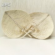 Resim 2 adet Boho Tarzı El Yapımı Büyük Bambu Fanlar, Fantazi Temalı Dekoratif Asılı Süsler Ev Dekoru, Parti Malzemeleri, Fotoğraf Aksesuarları, Yaz Soğutma Aksesuarı, Tüy Yok, Elektrik Kullanmadan 