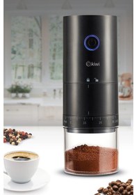 Resim Kiwi KSPG-4817 Şarjlı Kahve ve Baharat Öğütücü Siyah 