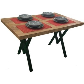 Resim Grandehome 80*120 Masa Tablası + 30*50 Karo Ayak 