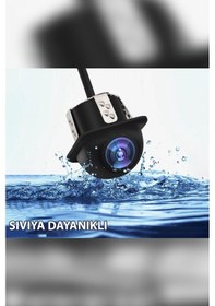 Resim Plaka Üstü Yüksek Çözünürlüklü Araç Geri Görüş Kamerası - Park Kamerası 