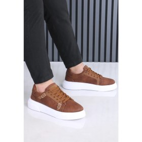 Resim Taba Madrid Erkek Casual Spor Ayakkabı Çift Tokalı Ortopedik Tabanlı 