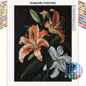 Resim 1 adet, Yetişkin 5D Elmas Boyama Kiti, Çiçek Desenli, Tam Elmas Sanat Seti, Taşlı Boyama Sanatı, Yuvarlak Elmas DIY El Sanatları Projesi, Başlangıçlar ve DIY Tutkunları için Uygun, Mozaik Dekoratif Duvar Sanatı Boyama, Ev Duvar Dekorasyonu Hediye Çerçevesiz, Yatak Odası, Oturma Odası Ev Dekorasyonu için Uygun, 29.97cm*40.13cm 