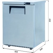 Resim Galleyz Tezgah Altı Mini Dondurucu - 1 Kapılı - 140 Litre 