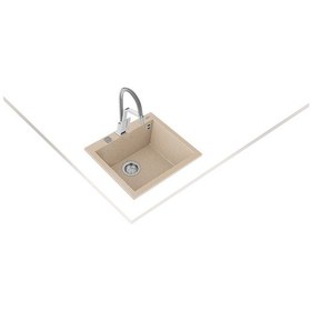 Resim Teka Forsquare 50.40 Tg Tek Hazneli Tegranite+ Eviye - Avena Bej - 115230007 