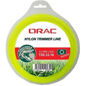 Resim Orac 3.30 MM 46 M Altı Köşe Sarı Tırpan Misinası 