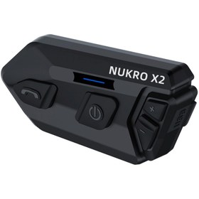 Resim Nukrotech Nukro X2 Bluetooth Intercom Seti (2 Kişilik Bağlantı) 