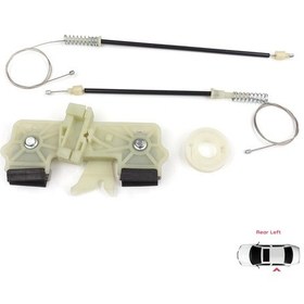 Resim Ford Fiesta MK6 2008-2017 4/5 Kapı İçin Arka Sol Cam Kriko Seti 