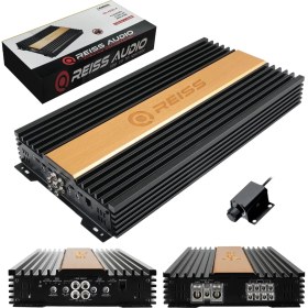 Resim Reıss Audıo RS-4200.4 Oto Anfi Stereo 4X200 Watt 4 Kanal Bass Kontrol 