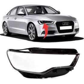 Resim gkl Audi A6 C7 Kasa Sağ Far Camı Ledli 2011-2014 