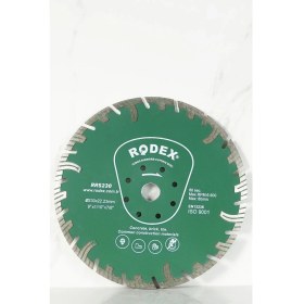 Resim Rodex RRS230 Kanallı Turbo Elmas Kesme Diski Mermer, Tuğla, Granit, Taş 230mm 