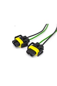 Resim Adam 2 Adet H27 H11 H8 H9 Far Ampul Elektrik Soketi Ampule Takılan 