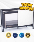 Resim Prego Odessa Otel Apart Tipi Park Yatak Beşik Oyun Parkı + Yatak 