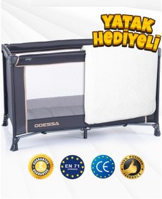 Resim Prego Odessa Otel Apart Tipi Park Yatak Beşik Oyun Parkı + Yatak 