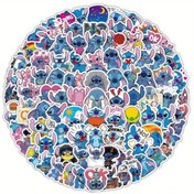 Resim Planlayıcılar, Cep Telefonları, Yalıtımlı Bardaklar ve Su Geçirmez Yapışkan Notlar için Uygun 100 Adet Dikiş Karikatür Sticker 