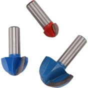 Resim Explosion1 3pcs Yönlendirici Bitleri 1/2 Inç Şafak Çekirdek Kutu Yönlendirici Bit Seti Çap 3/4inch 1-1/4inch 1-5/8inch Yuvarlak Burun Bit Seti (Yurt Dışından) 