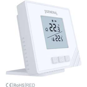 Resim GENERAL Life Mitra HT15S RF Kablosuz Oda Termostatı - Beyaz 