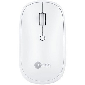 Resim WS209 Dual Mod Bluetooth Şarj Edilebilir Optik Beyaz Kablosuz Mouse 