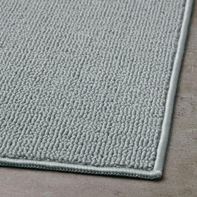 Resim IKEA 40x60 cm Banyo Paspası Gri MeridyenDukkan İnce 40x60 cm Banyo Paspas Kaydırmaz 