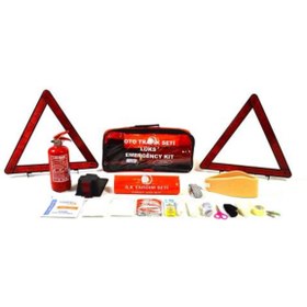 Resim Mashotrend Tüv-türk Uyumlu Oto Lüks Trafik Seti - Ilk Yardım Setli Tüplü Lüks Trafik Seti 